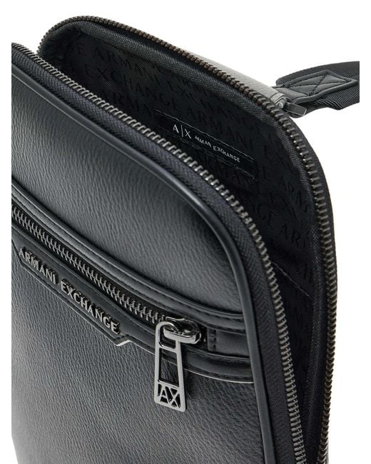 ARMANI EXCHANGE Black One Shoulder Bag for men