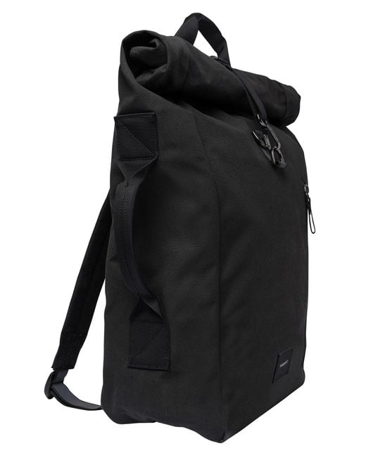 Sandqvist Black Dante Vegan Backpack for men