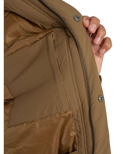 Lyle & Scott Natural Wadded Parka Jacket for men