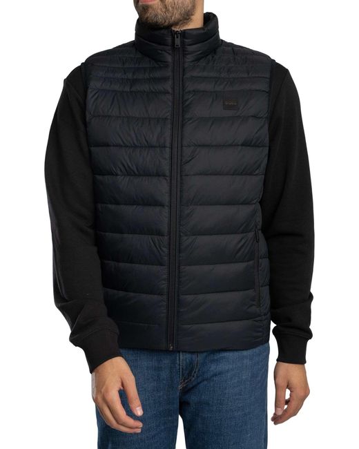Boss Blue Odeno2 Puffer Gilet for men