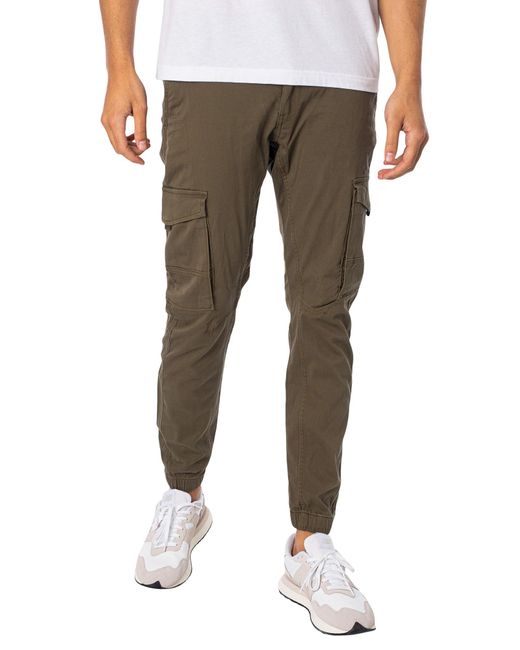 Jack & Jones Gray Paul Flake 542 Cargos for men
