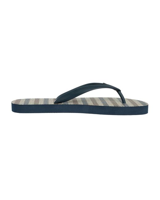 Aquascutum Blue Iconic Flip Flops for men
