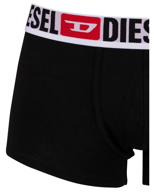 DIESEL Black 3 Pack Damien Trunks for men