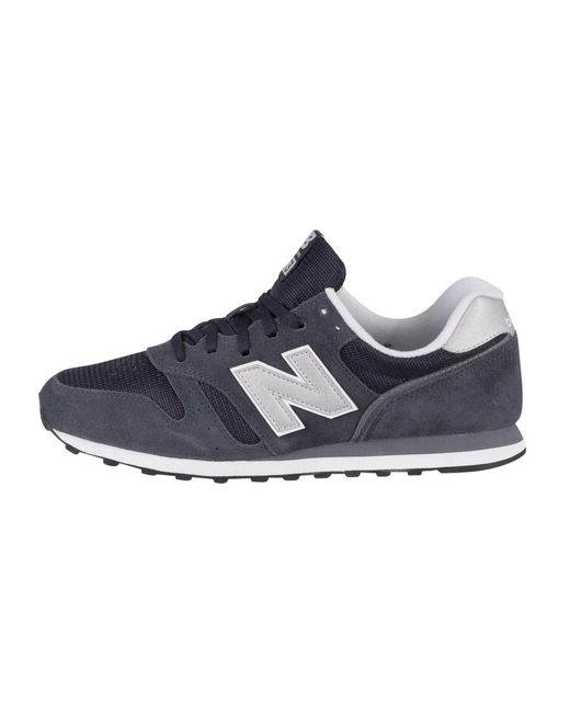 New Balance Suede Trainers in Blue for Men | Lyst