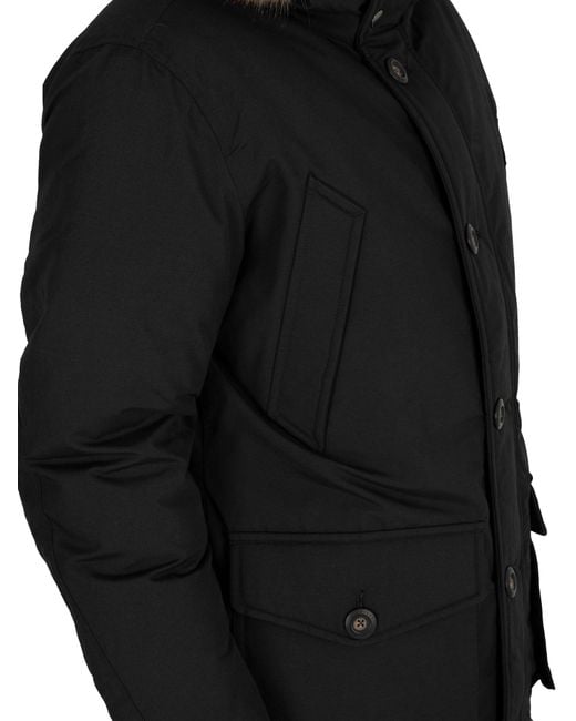Tommy Hilfiger Hampton Down Parka Jacket in Black for Men | Lyst Canada