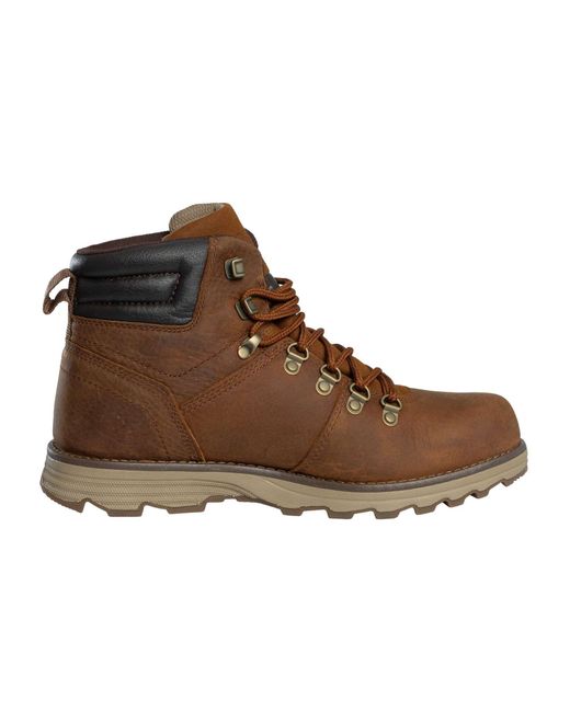 Caterpillar Brown Sire Waterproof Leather Boots for men