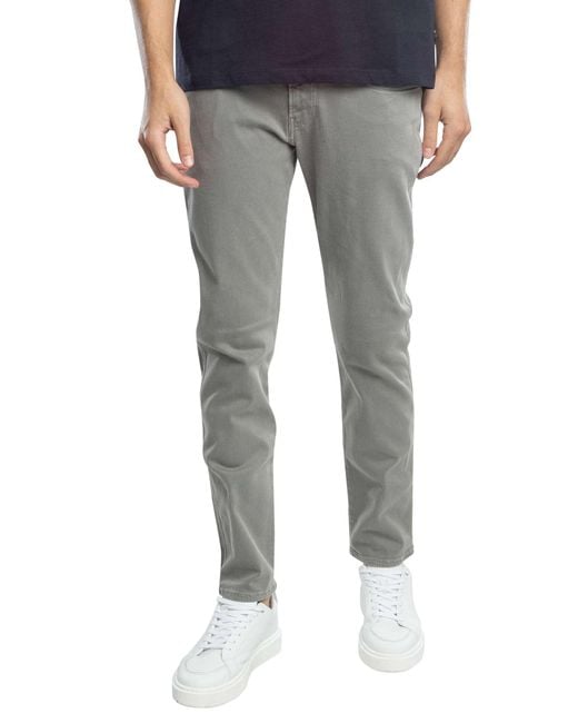 Replay Gray Anbass Hyperflex X-lite Slim Jeans for men
