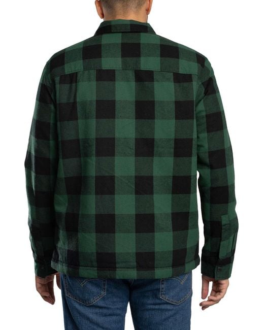 Dickies Green Lined Sacramento Fleece Jacket for men