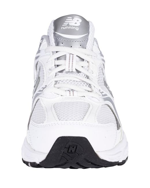 New Balance White 530 Mesh Running Trainers for men