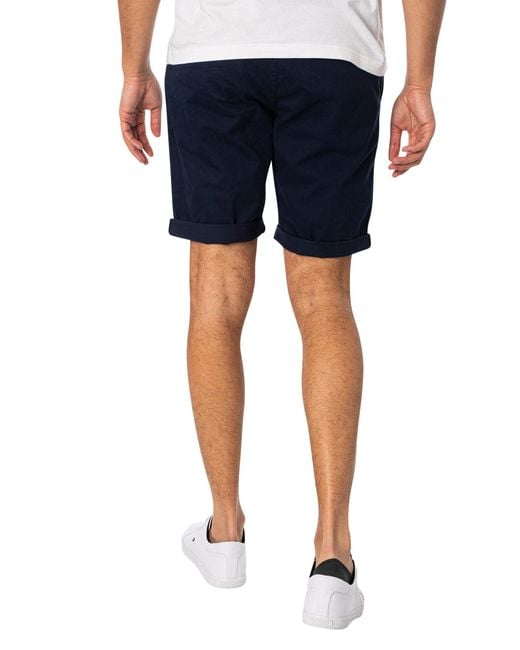 Tommy Hilfiger Blue Scanton Slim Chino Shorts for men
