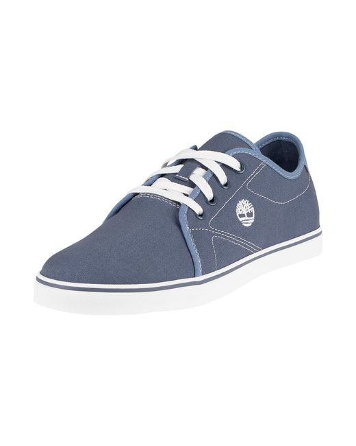 Timberland Skape Park Oxford Canvas Trainers in Dark Blue (Blue) for ...