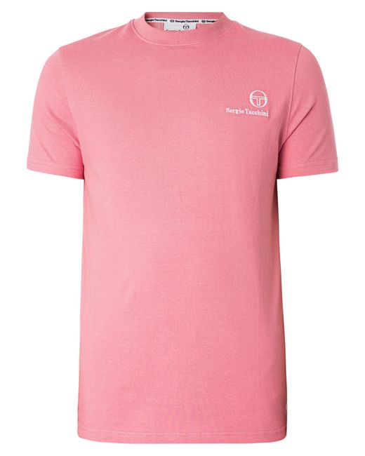 Sergio Tacchini Pink Felton T-shirt for men