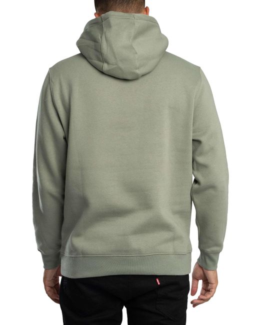 Tommy Hilfiger Green Regular Flag Pullover Hoodie for men