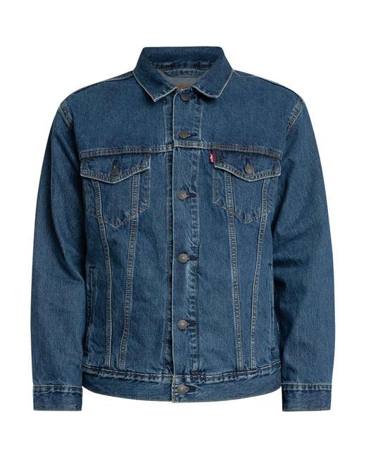 Levi's Blue Relaxed Fit Trucker Jacket for men