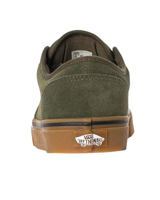 Vans Green Atwood Suede Trainers for men