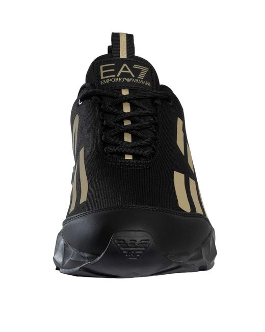 EA7 Black Ultimate C2 Kombat Core Trainers for men