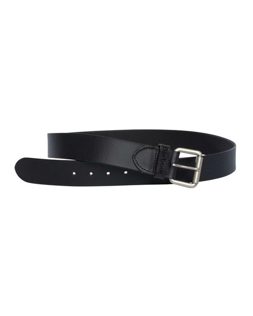 Barbour Black Allanton Leather Belt for men
