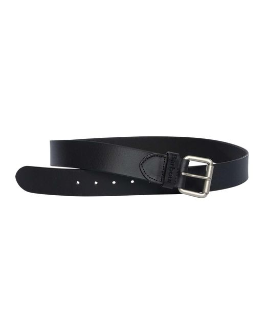 Barbour Black Allanton Leather Belt for men