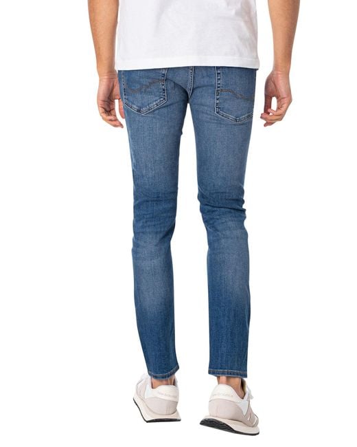 Jack & Jones Blue Liam Original 005 Skinny Jeans for men