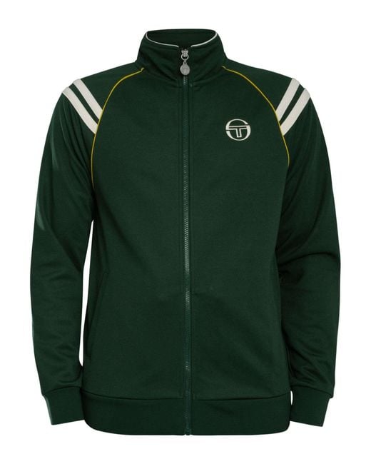 Sergio Tacchini Green New Cortona Track Jacket for men
