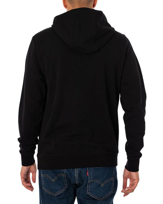 HUGO Black Daltorreson Hoodie for men