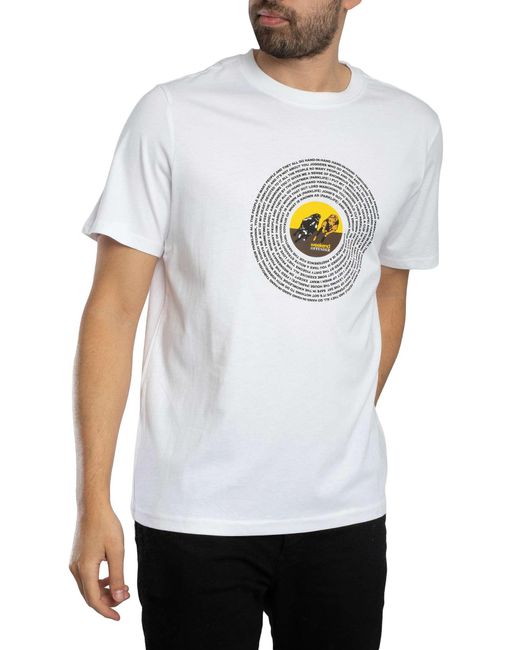 Weekend Offender White Wansdown Graphic T-shirt for men