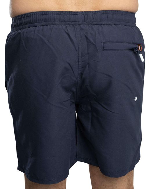 Superdry Blue Sport Graphic 17 Swim Shorts for men
