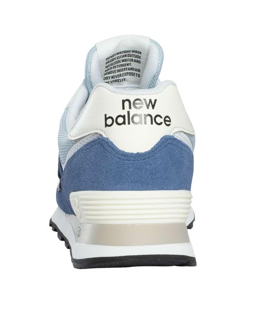 New Balance Blue 574 Suede Trainers for men