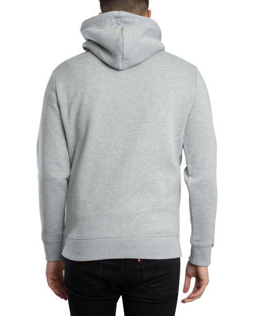 Superdry Gray Vintage Logo Heritage Relaxed Pullover Hoodie for men