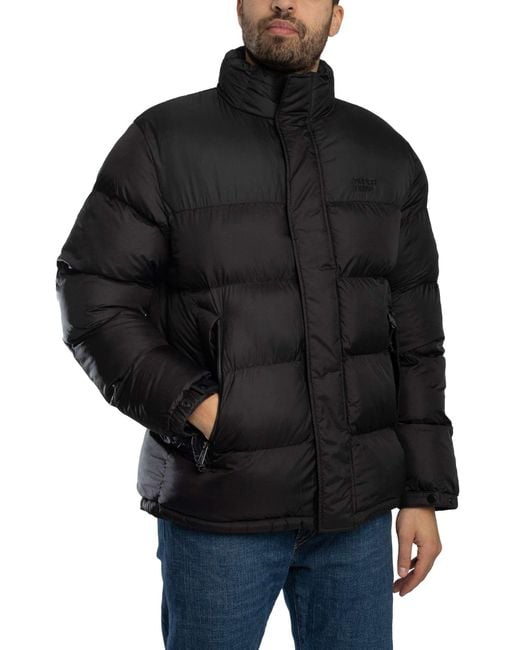 Superdry Black Non Hooded Tech Puffer Jacket for men