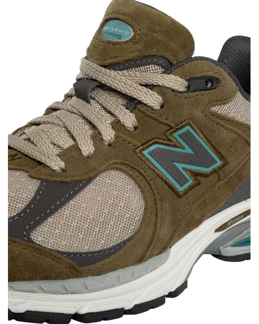 New Balance Green U2002 Textile Trainers for men