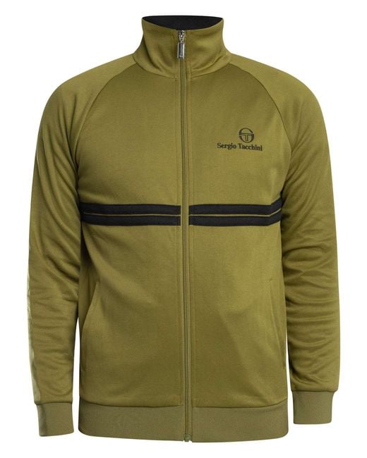 Sergio Tacchini Green New Dallas Track Jacket for men