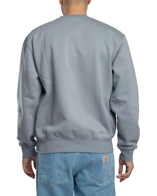Carhartt Blue Brand Sweatshirt for men
