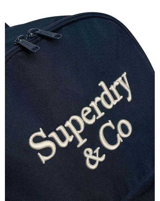 Superdry Blue Company Logo Backpack for men