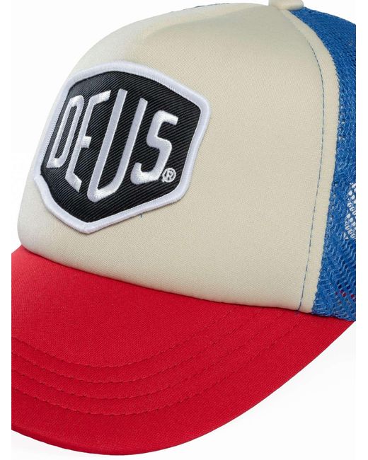 Deus Ex Machina Pink Baylands Trucker Cap for men