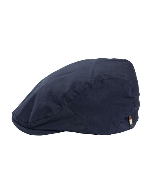 Aquascutum Blue Cotton Flat Cap for men
