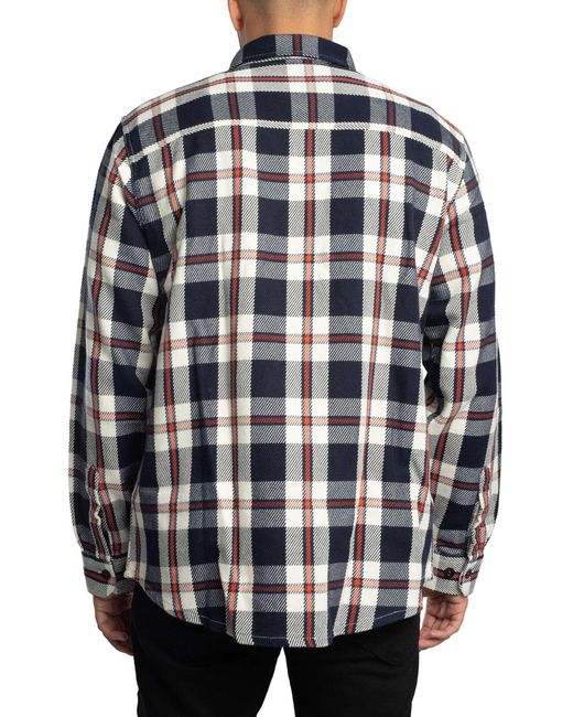 Gant Gray Heavy Twill Check Overshirt for men
