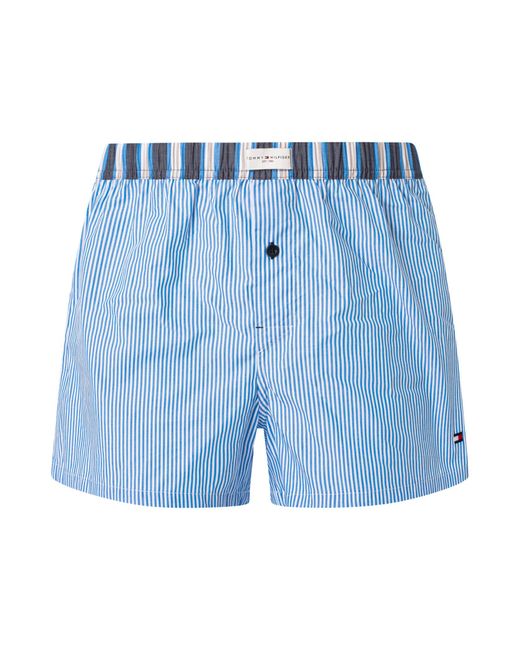 Tommy Hilfiger Blue 3 Pack Woven Boxers Shorts for men