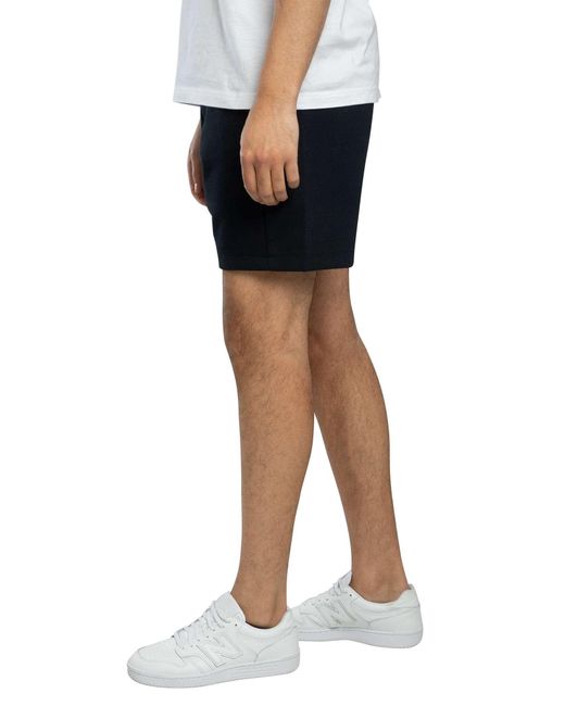 Lyle & Scott Blue Pique Track Sweat Shorts for men