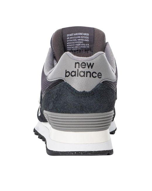 New Balance Blue 574 Suede Trainers for men
