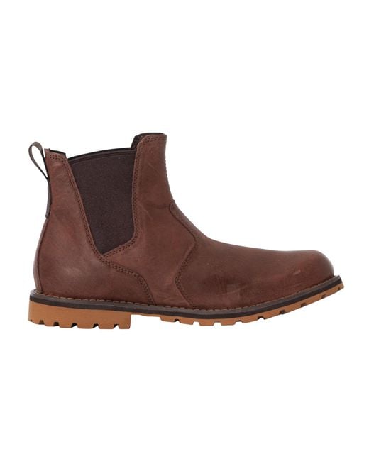 Timberland Brown Attleboro Chelsea Boots for men