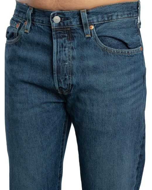 Levi's Blue 501 Original Jeans for men