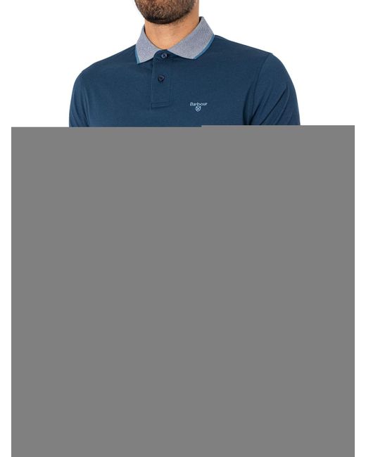 Barbour Blue Cornsay Polo Shirt for men