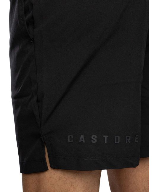 Castore Black Stretch Woven Shorts for men