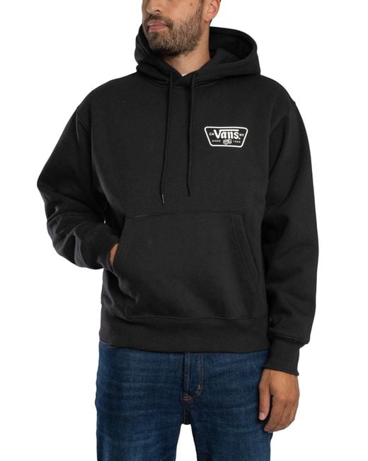 Vans Black Back Patch Pullover Hoodie for men