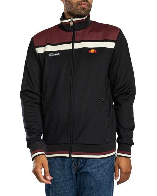 Ellesse Black Vignola Track Jacket for men