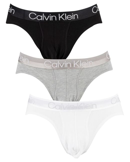 Calvin Klein Reconsidered Steel Micro Hip Brief 3-Pack Black