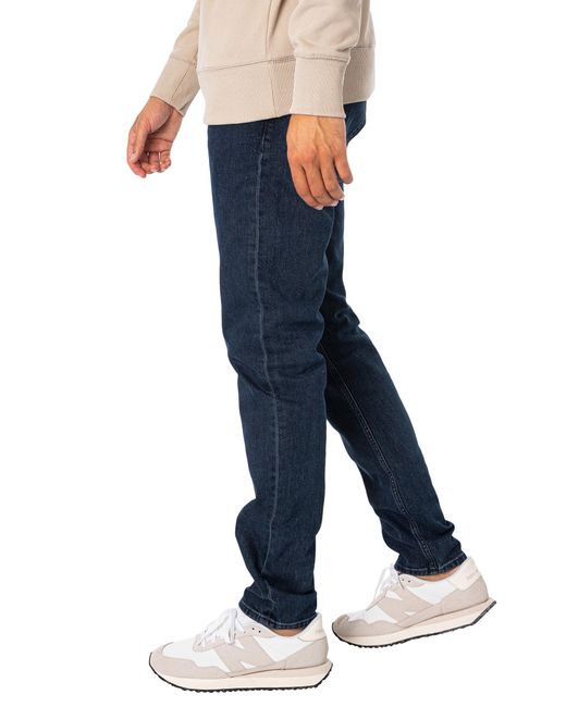 Calvin Klein Blue Slim Taper Jeans for men