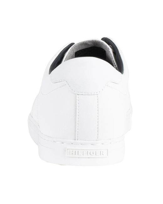 tommy hilfiger essential leather trainers
