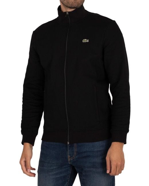 Lacoste Black Logo Track Jacket for men